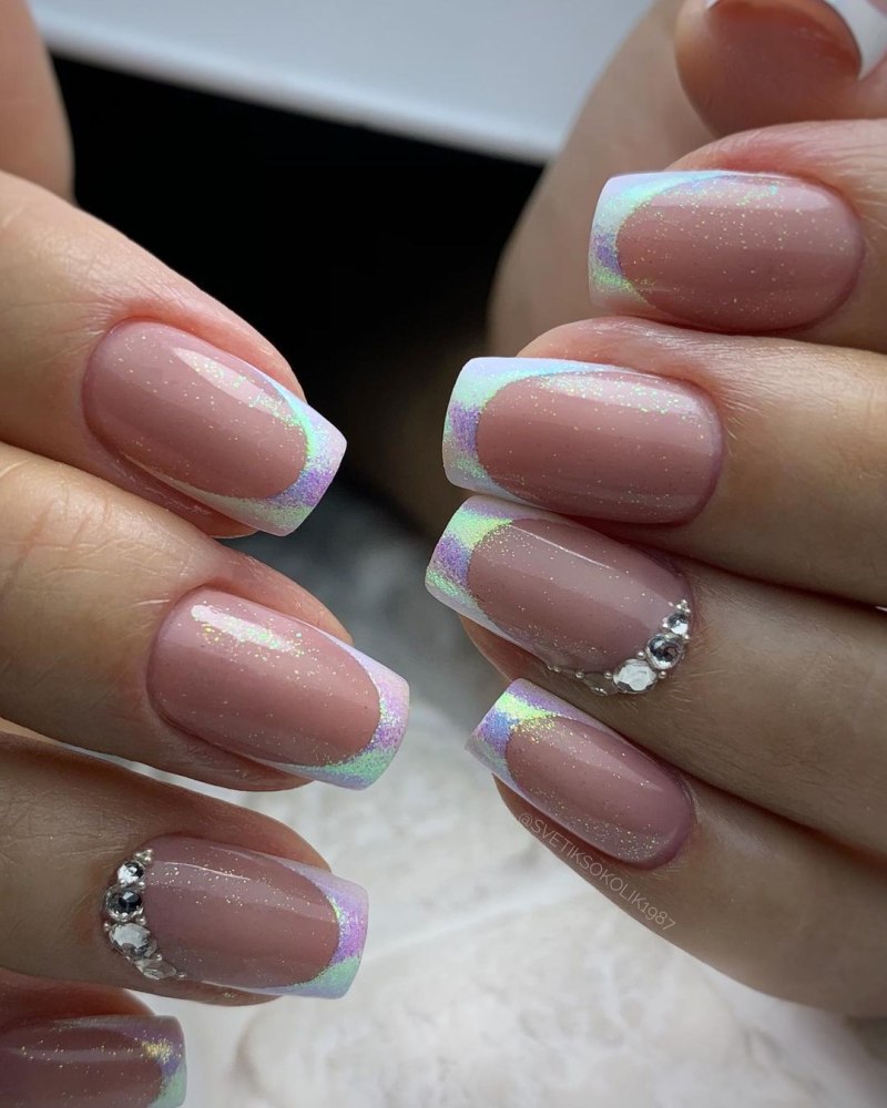 Френч 2020 миндаль с втиркой