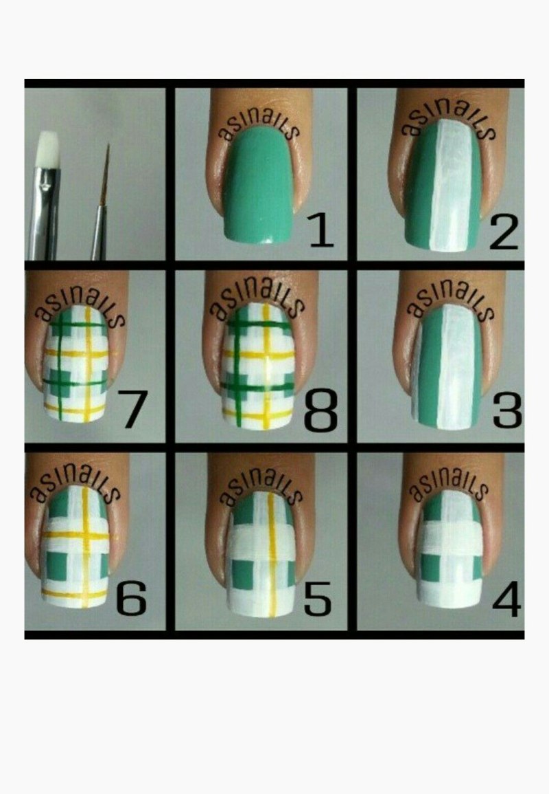 Пошаговые рисунки на ногтях