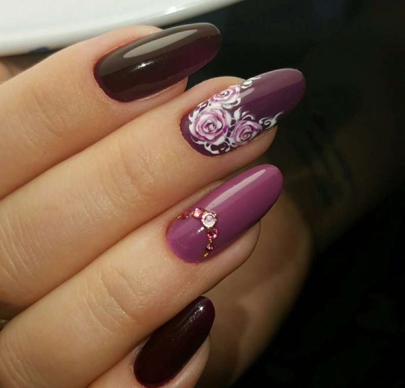 Красивый маникюр на овальные ногти