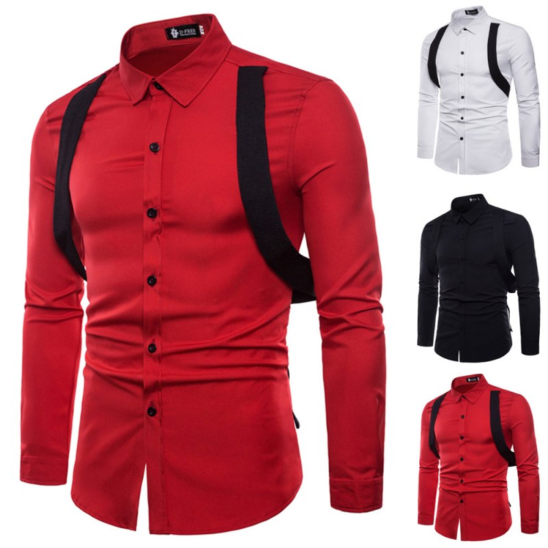 Облегающая рубашка с длинным рукавом