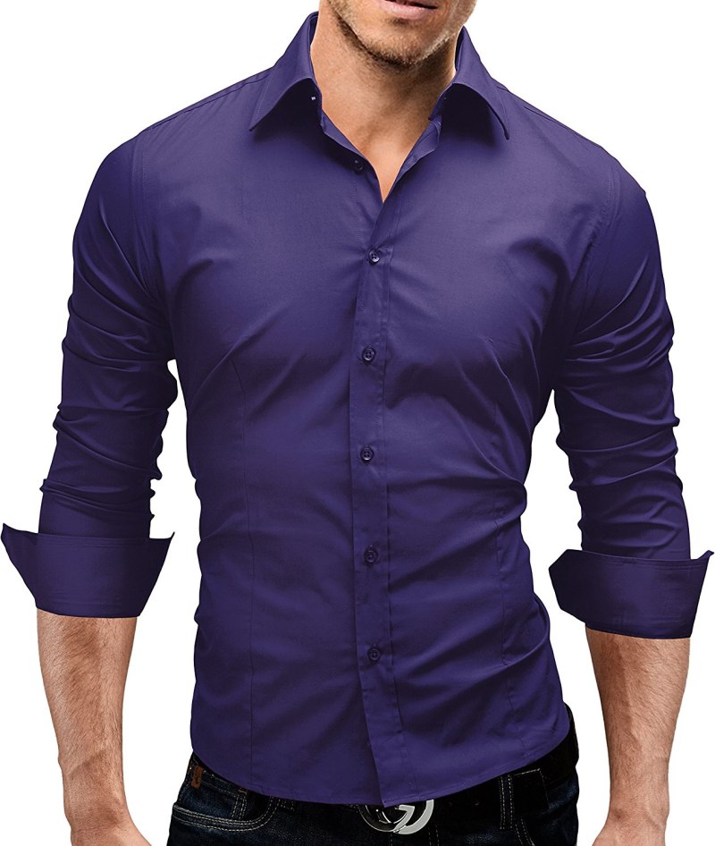 Рубашка с рукавами в обтяжку