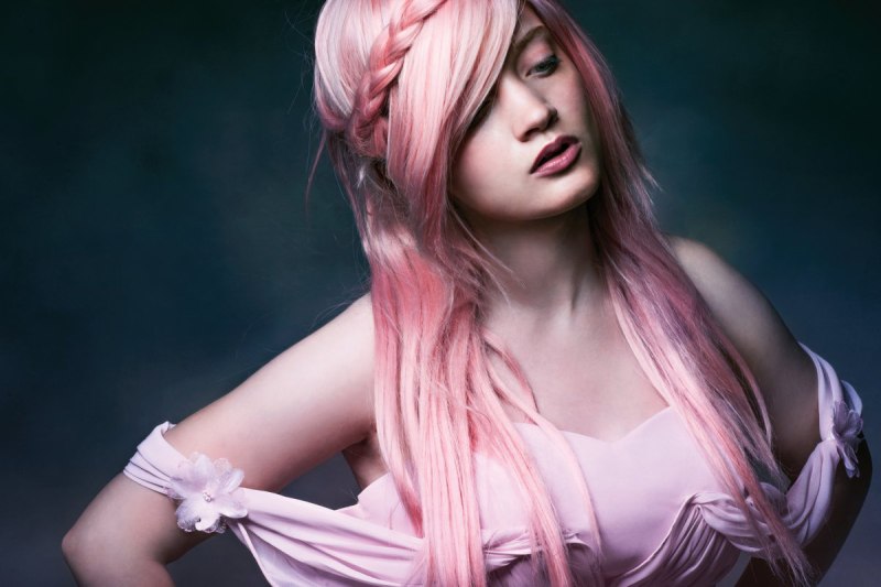 Разноцветные волосы