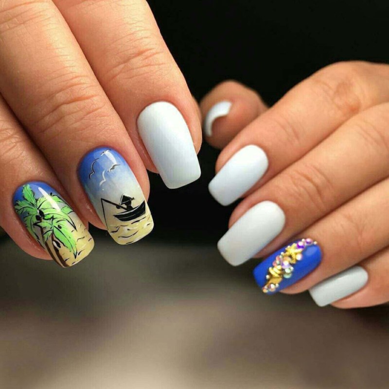 Маникюр Ракушка