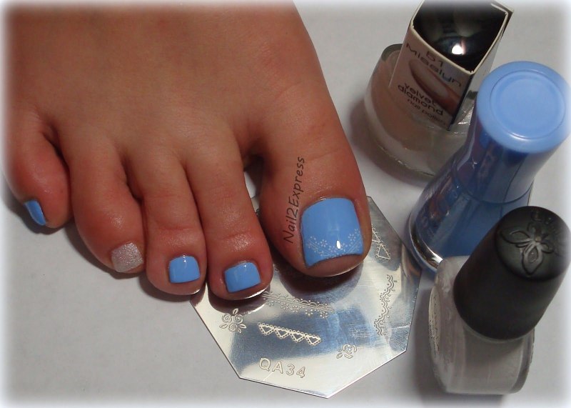 Педикюр лето