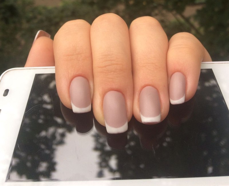 Френч на мягкий квадрат