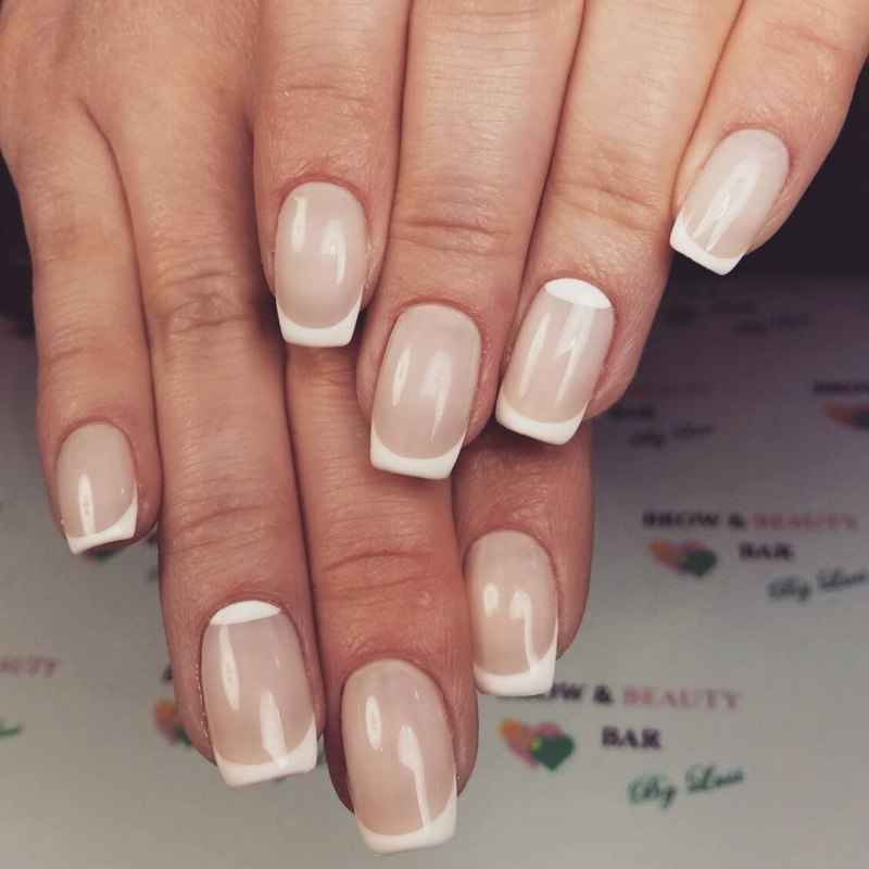 Круглая форма ногтей