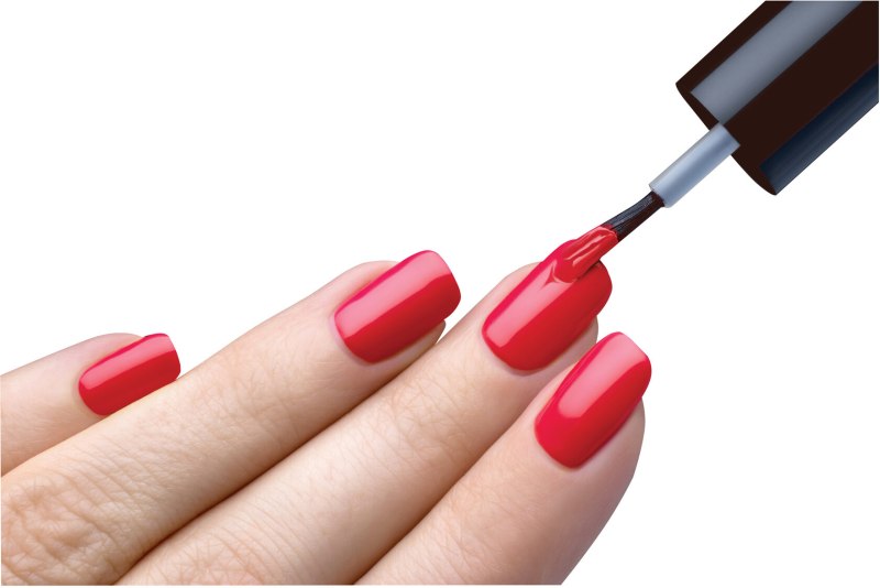 Покрытие лаком ногтей