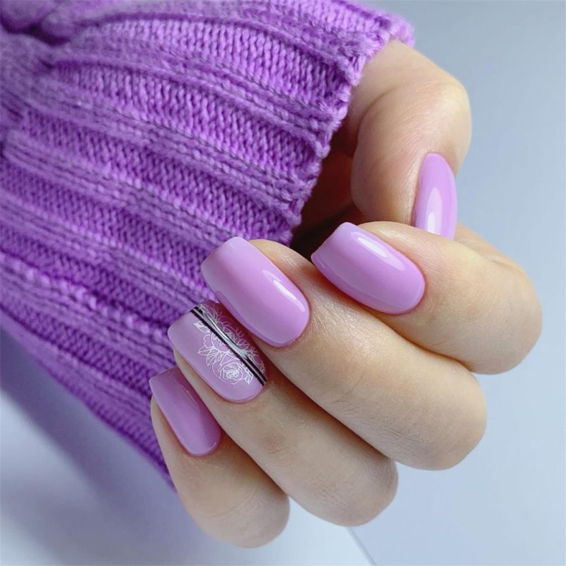 Лавандовый френч миндаль