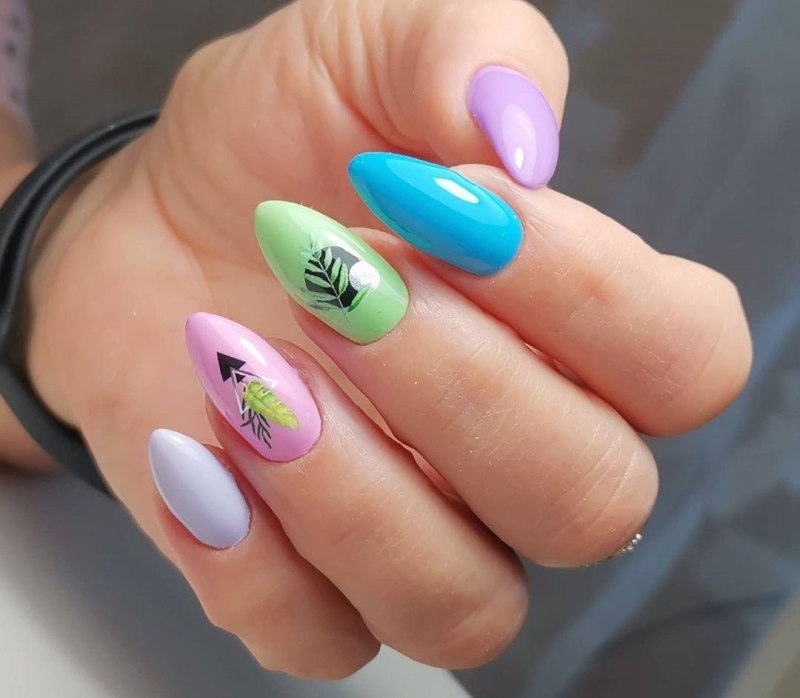 Летний маникюр 2021 модные