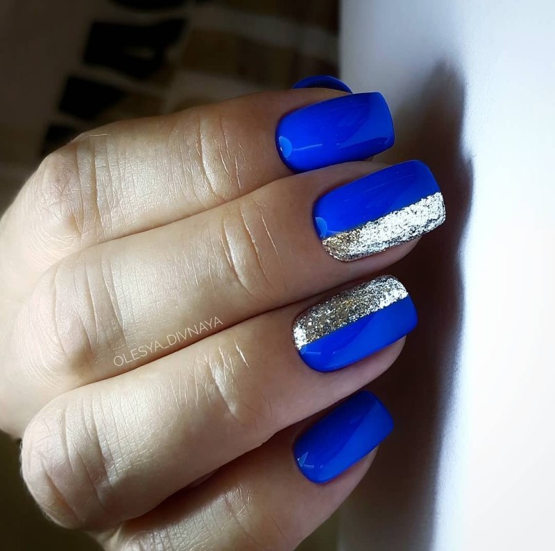 Голубой френч с втиркой