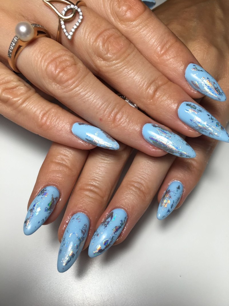 Дизайн ногтей космос