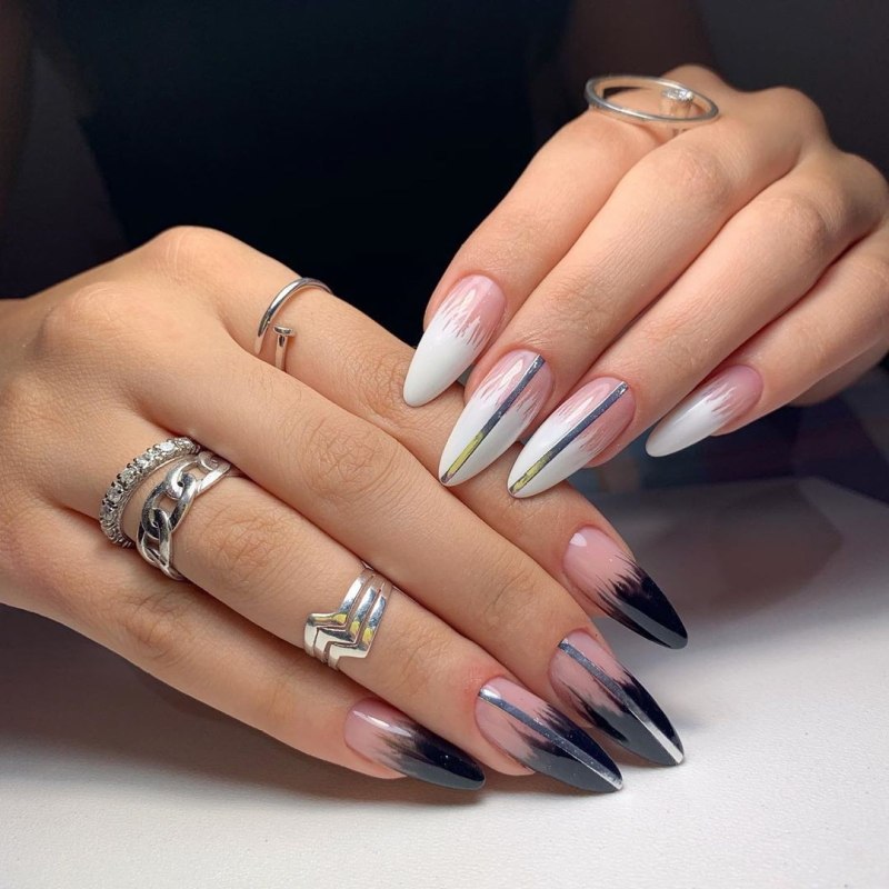 Маникюр на длинныенооти