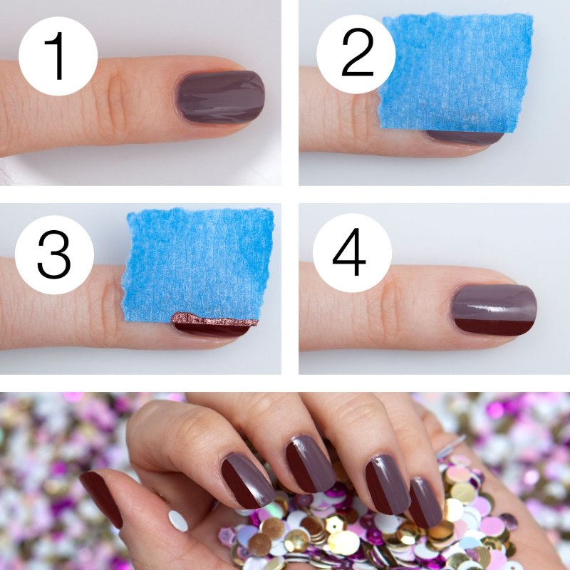 Сочетание цветов в маникюре