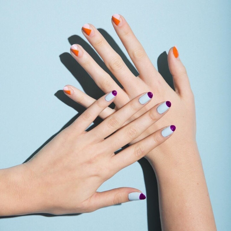 Дизайн ногтей с переходом цвета