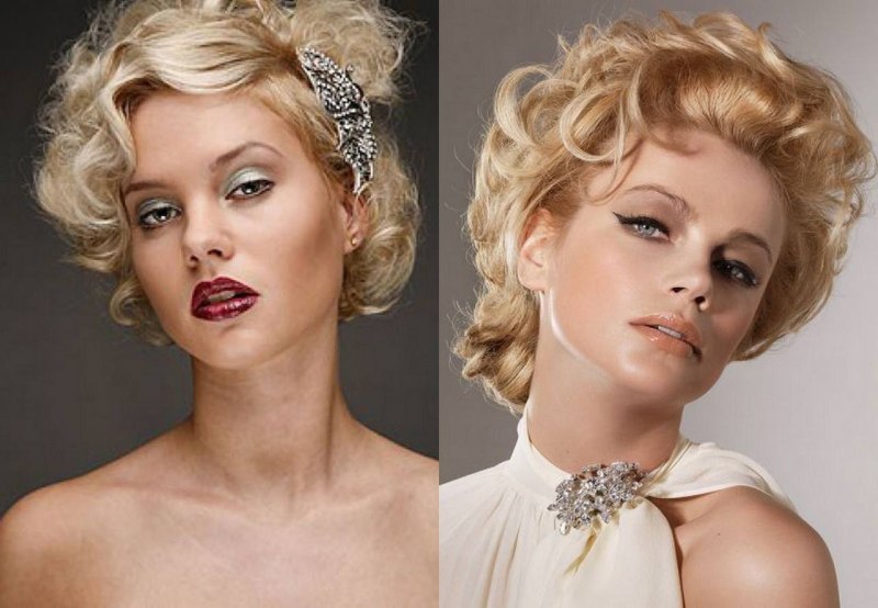 Вечерние прически на короткие волосы