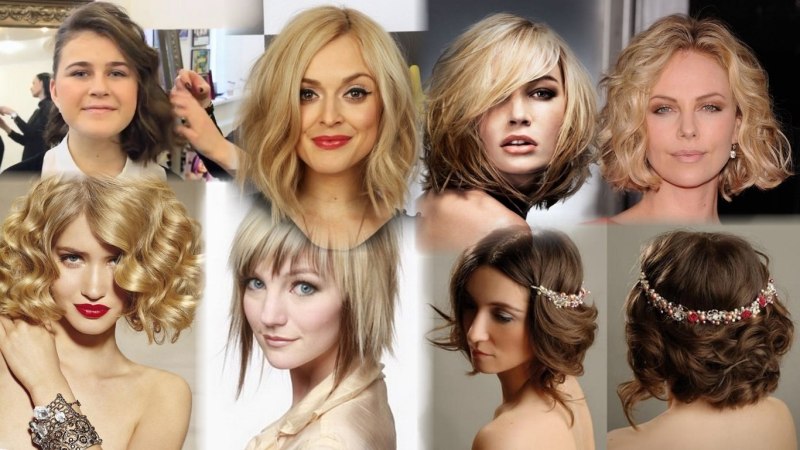 Праздничная прическа на каре