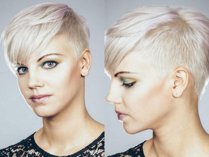 Стрижка Пикси асимметрия