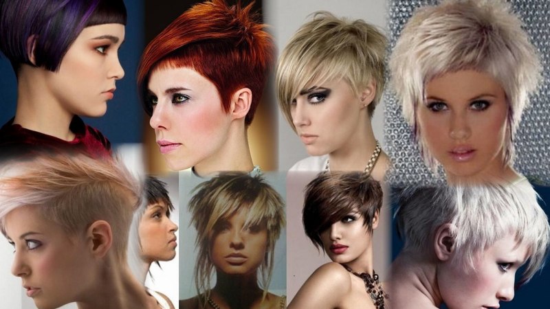 Короткая стрижка Томбой Ежик женская