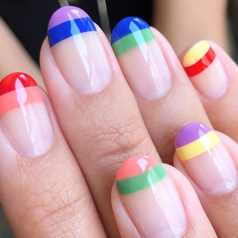 Радужный френч