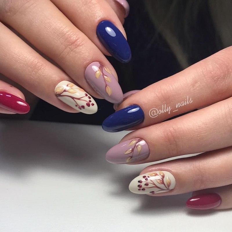 Осенний маникюр 2021 модные