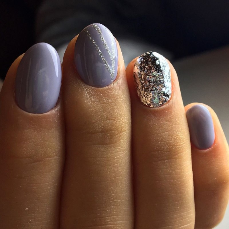 Маникюр на короткие овальные ногти нежные нюдовые