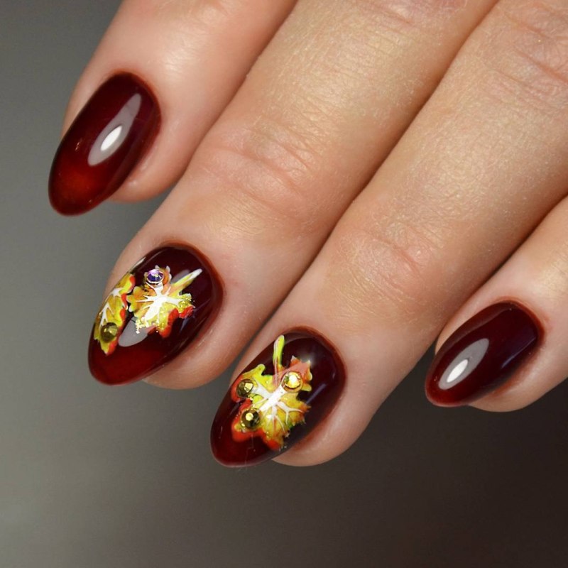 Ногти осень 2021