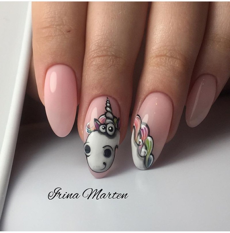 Осенний маникюр Хэллоуин