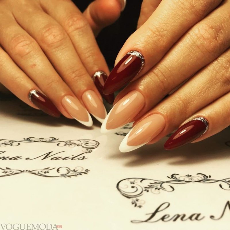 Красный маникюр