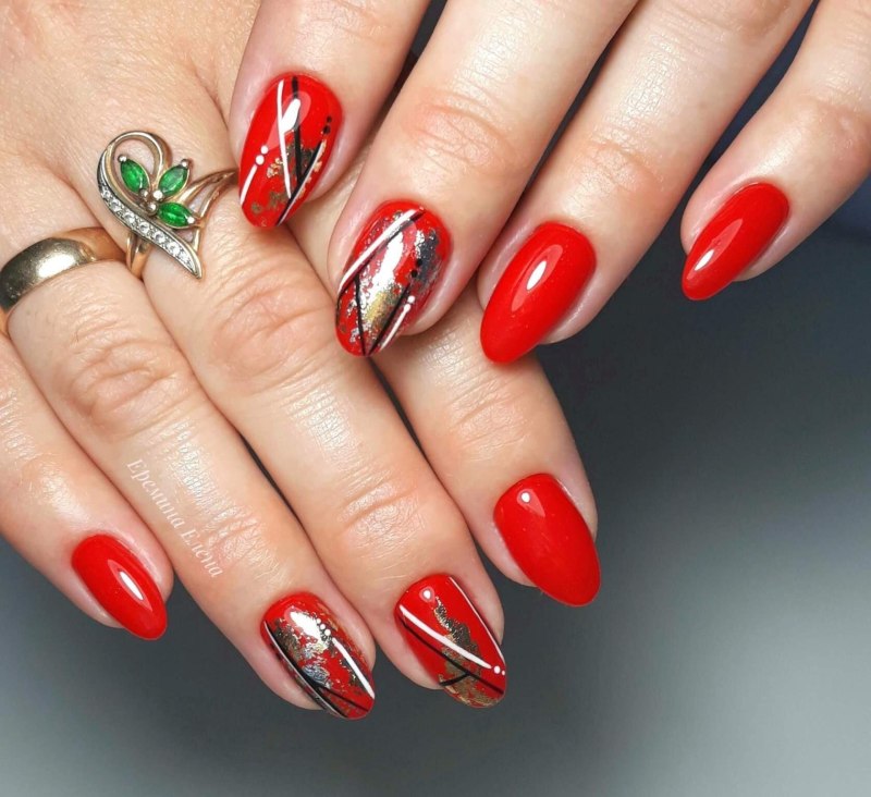 Выкладной френч красный