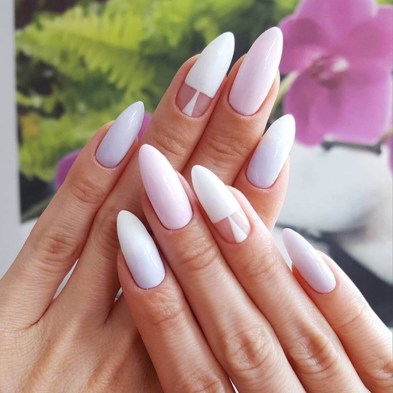 Белые ногти маникюр