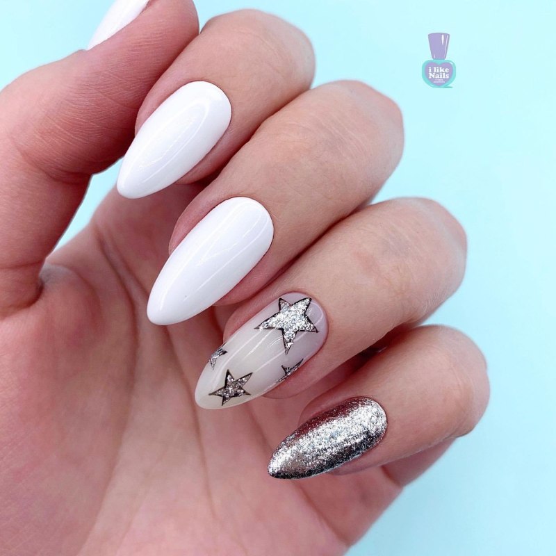 Белые ногти маникюр