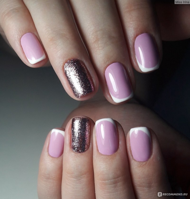 Перламутровый маникюр мокко