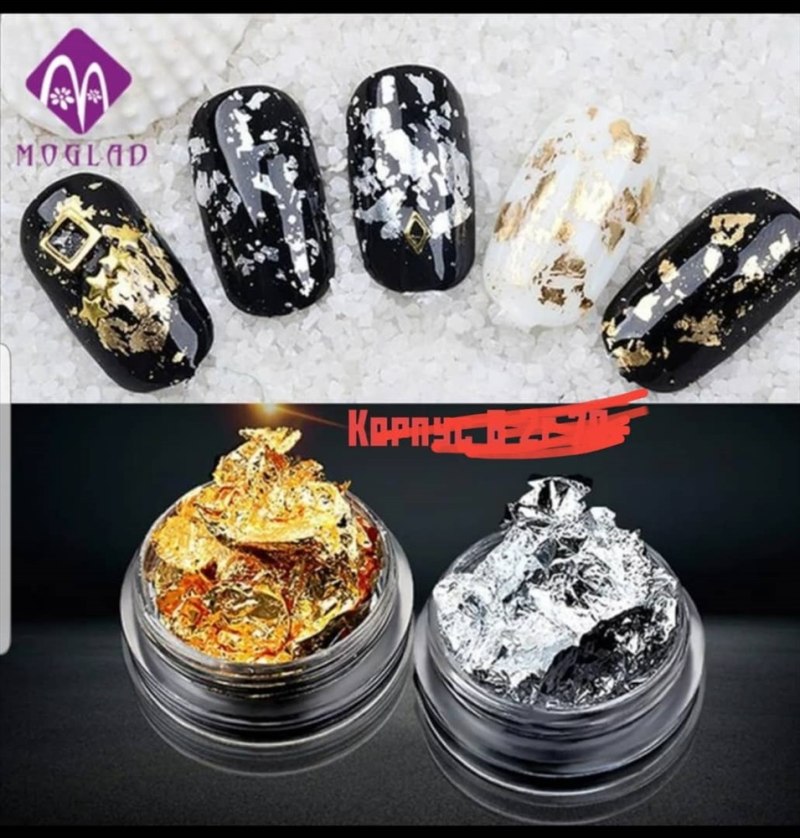 Жидкая фольга для ногтей mir Fashion