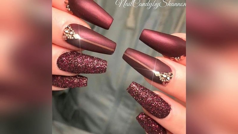 Гель лак бургунди