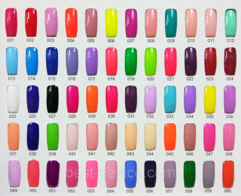 Ингарден гель лаки x-Gel палитра