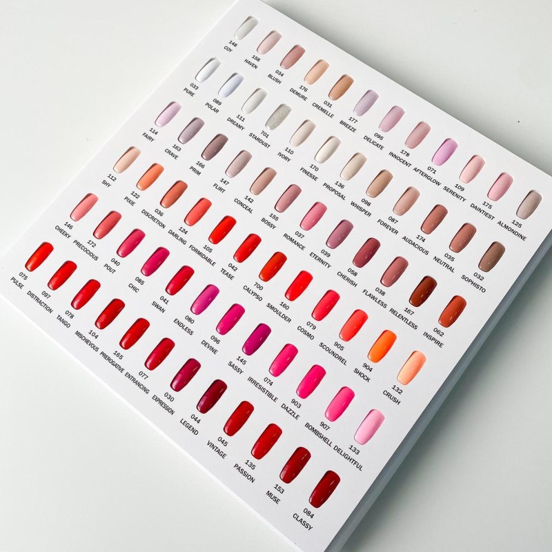 Красные лаки для ногтей палитра