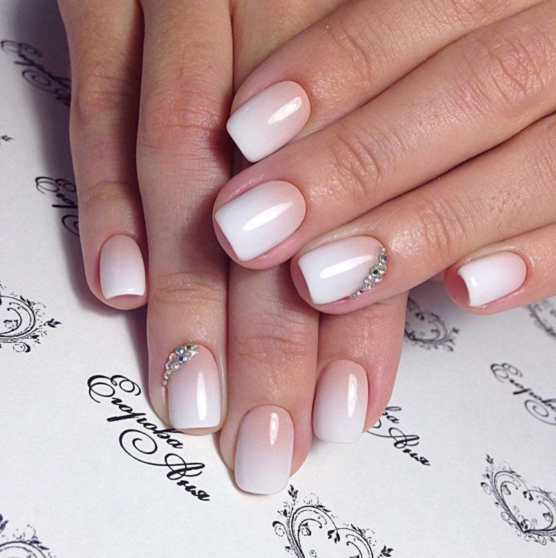 Френч градиент омбре