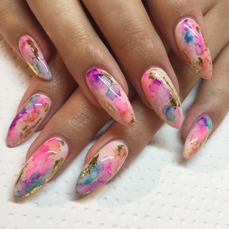 Акварельные ногти