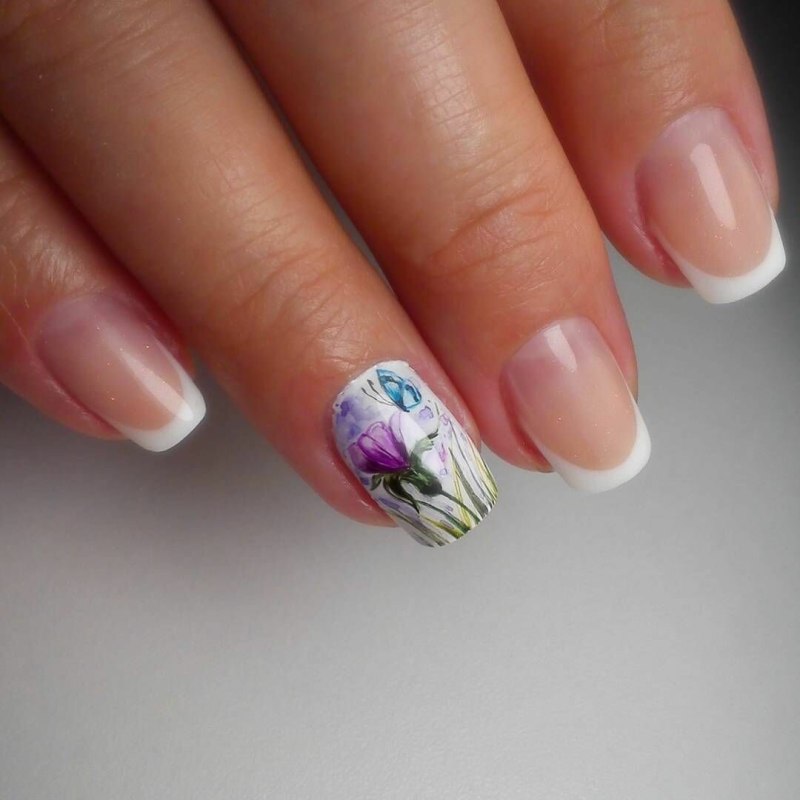 Френч с акварелью