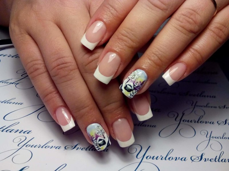 Френч с акварелью