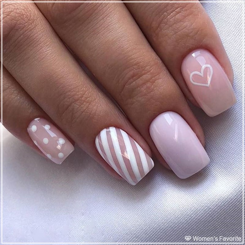 Маникюр на квадратные ногти гель лак