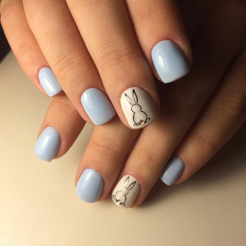 Маникюр впастельных тогах