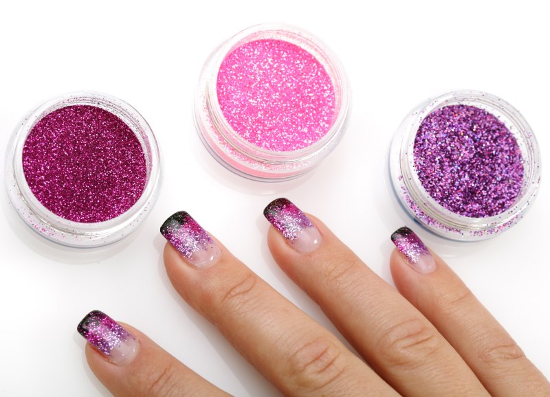 Шеллак с блестками