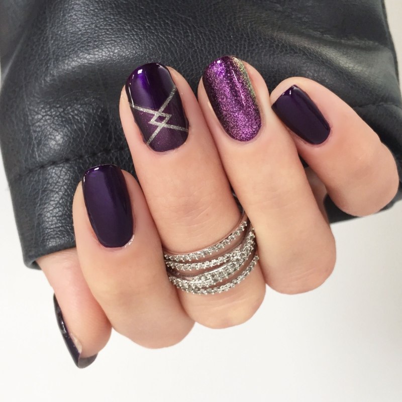 Темно феолетовый маник