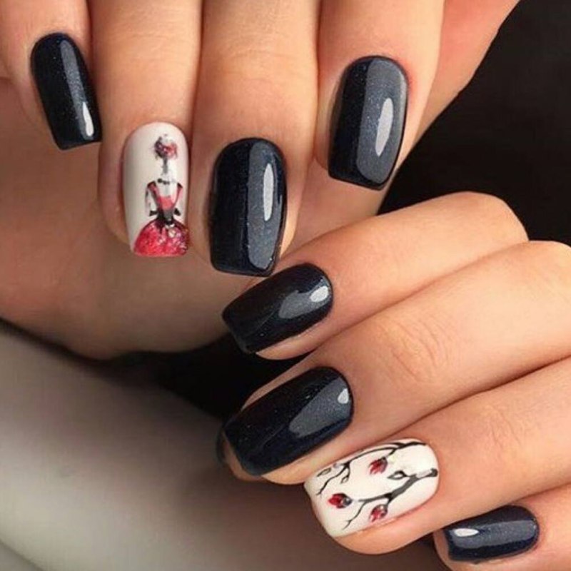 Ногти в готическом стиле