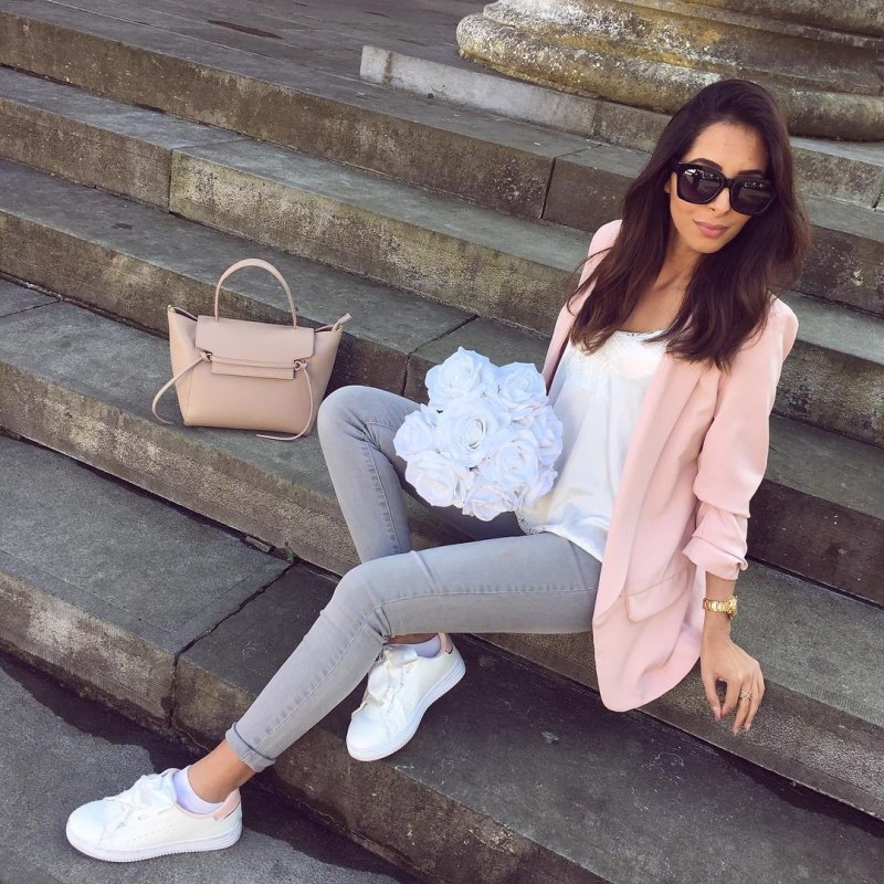 Стильные образы минт Лабель