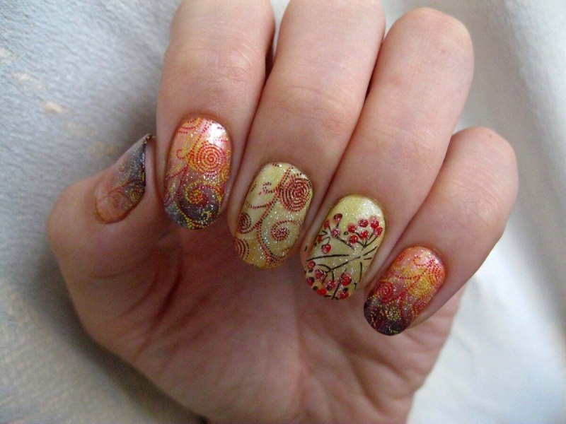 Осенний маникюр