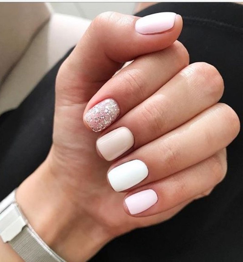 Нежный маникюр для девочки