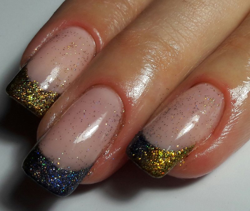 Глиттер для ногтей свадебный маникюр