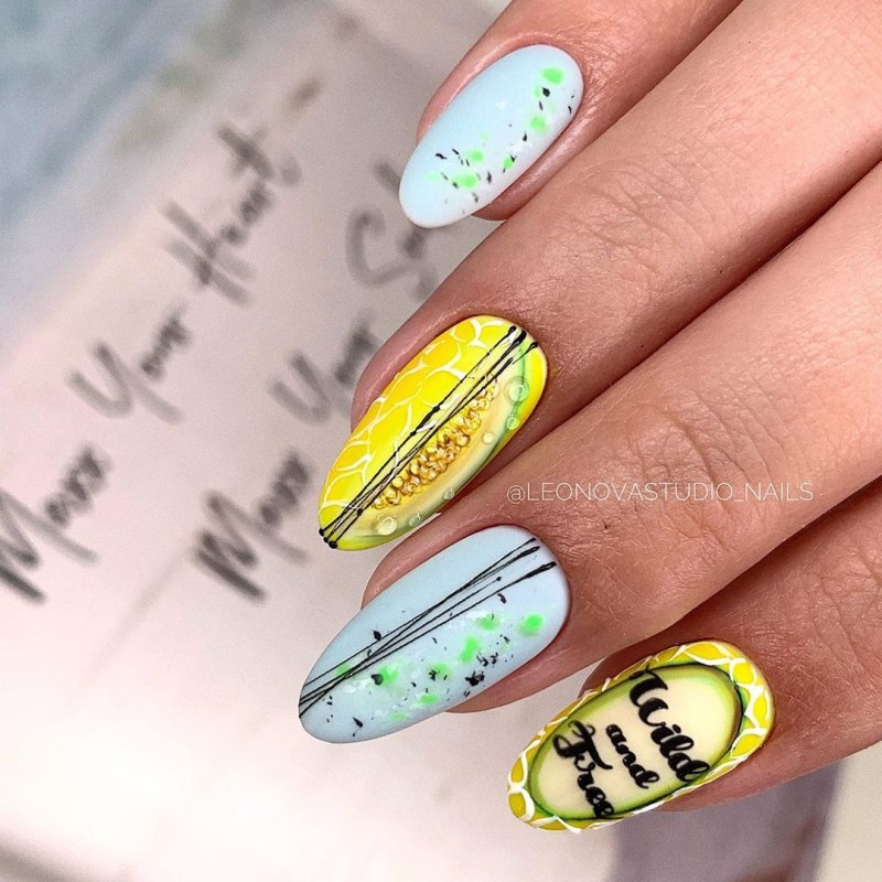 Ногти перепелиное яйцо